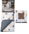 Kay Dee 3-Piece Kitchen Towel Set and Dish Drying Mat ,Queen Bee Print,White