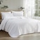 Bedsure Quilts Queen Size, Lightweight Comforter Set, White Bedspread