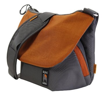 Ape Case, Messenger Bag, Large, Orange, Camera Insert Included, Shoulder Strap Included, Tablet Compartment ,AC580OR