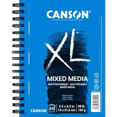 Canson XL Series Mixed Media Pad 5-1/2" x 8-1/2