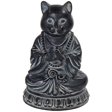 Pacific Giftware Cat Buddha Meditating Statue Eastern Enlightenment Masterpiece by Pacific Trading