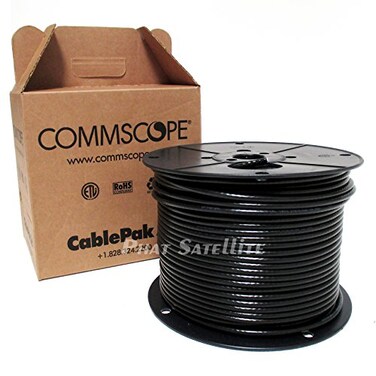 COMMSCOPE 500FT RG6 COAXIAL Cable Professional PULLBOX Black