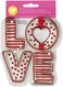 WILTON INDUSTRIES, INC Cookie Cutter Set Love, One Size