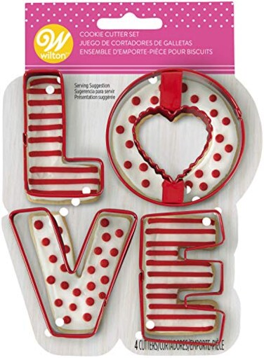 WILTON INDUSTRIES, INC Cookie Cutter Set Love, One Size