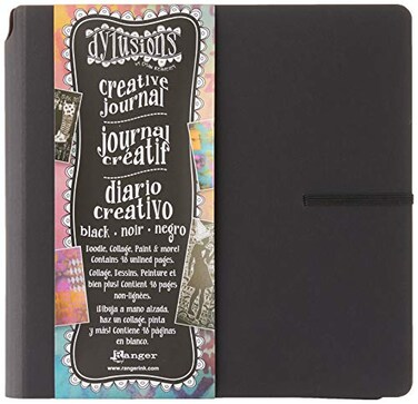 Ranger Dyan Reaveley's Dylusions Creative Journal, Black 8.75"X9