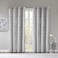 Intelligent Design Blackout Curtain, Light Blocking, 50x84 Grey/Silver