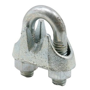 Prime-Line GD 12252 5/16 in. Galvanized Cable Clamp ,2 Pack
