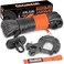 ALL-TOP Synthetic Winch Rope w/HookIsolator, 3/16in x 50ft, 8350Lbs UHMWPE Cable Replace Kit, Forged HookRubber StopperSafety Pull Strap