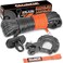 ALL-TOP Synthetic Winch Rope w/HookIsolator, 3/16in x 50ft, 8350Lbs UHMWPE Cable Replace Kit, Forged HookRubber StopperSafety Pull Strap
