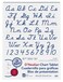 Pacon D'Nealian Chart Tablet, 24"X32", Cursive, 25 Sheets