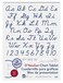 Pacon D'Nealian Chart Tablet, 24"X32", Cursive, 25 Sheets