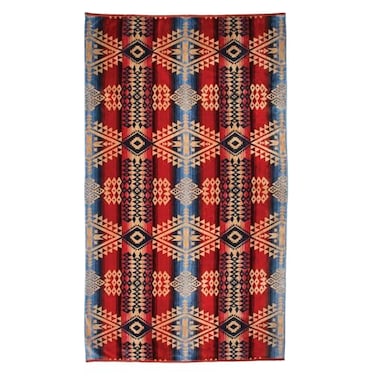 Pendleton Oversized Jacquard Spa Towel, 40 x 70 Inches, Soft Cotton Fabric