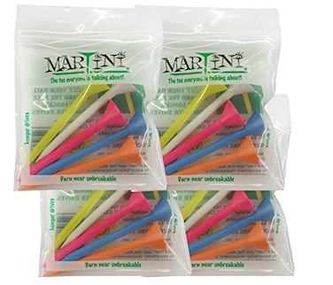 Martini Golf Tees Assorted 5-Pack ,4 Count
