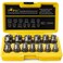 Topec 131 Piece Impact BoltNut Remover Set, 3/8" Drive Bolt Extractor Socket Set, 8mm-19mm Stripped Lug Nut Remover, Twist Socket for Damaged, Rusted, Rounded Fasteners