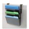 Deflecto DEF73502RT - Deflect-o Three Pocket Partition Letter Wall System