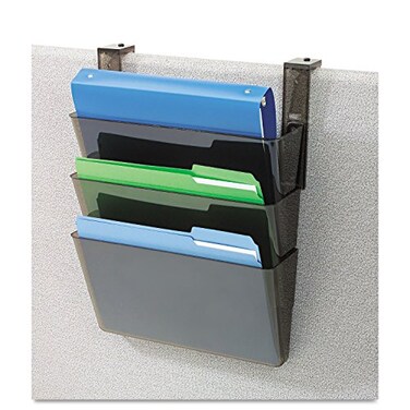 Deflecto DEF73502RT - Deflect-o Three Pocket Partition Letter Wall System