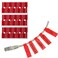 Mr-LabelUS letter Sheet Self-adhesive Cable Label - WaterproofTear Resistant - with Free Print Tool - for Laser Printer ,20 Sheets ,600 Labels, red