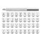 Yoption 37 Pcs Leather Stamping Tools Kit for Leather Working, 6mm