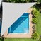 ShadeBeyond 15'X15'X21' Sun Shade Sail Light Grey Triangle