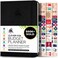 Clever Fox Budget Planner, Monthly Bill Tracker Book 5.8"x8.3" Black