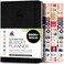 Clever Fox Budget Planner, Monthly Bill Tracker Book 5.8"x8.3" Black