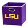 Franklin Sports NCAA Storage Bin - Cube Organizer - LSU