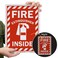 SmartSignFire Extinguisher Inside Label10" x 14" 3M Engineer Grade Reflective