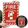 SmartSignFire Extinguisher Inside Label10" x 14" 3M Engineer Grade Reflective