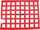 Allstar Performance ALL10287 Red 18" High x 24" Wide Rectangular Border Style Mount Spec Ribbon Window Net