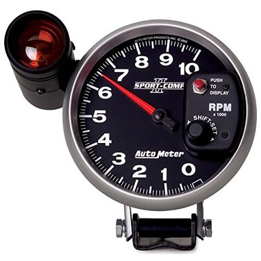 Auto Meter 3699 Sport-Comp II 5" 10000 RPM Shift-Lite Tachometer