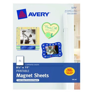 AVERY 3270 PRINTABLE MAGNET SHEETS