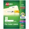 Avery TrueBlock File Folder Labels, 2/3" x 3-7/16", 1,800 Printable Labels, White, Permanent ,75366