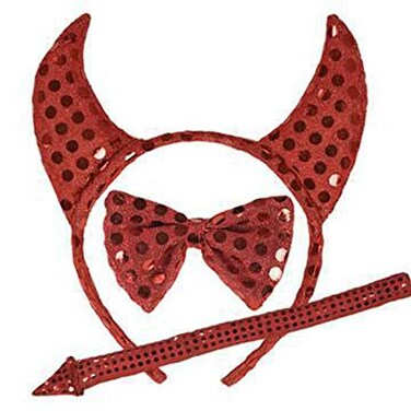 Rubies Costume Co Sequin Devil Accessory Kit Costume Red