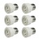 TWDRTDD ,Pack-6FINELED E27 E26 Edison Screw Socket to GU10 Bayonet Base Adapter,Screw Base Converter for LED or Halogen Bulb Lamp. ,6pcs