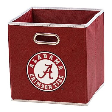 Franklin Sports NCAA Storage Bin - Cube Organizer - Alabama