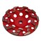 EDiamondTools 5" Diamond Grind Wheel S Seg ConcreteCoating 5/8"-11 Threaded Arbor