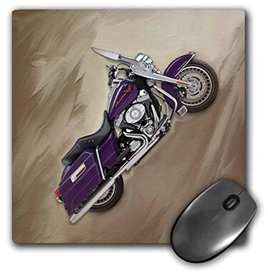 3dRose LLC Picturing Harley-Davidson Motorcycle Pattern Mouse Pad ,mp44921