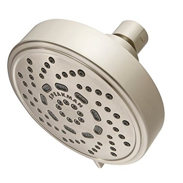 Speakman S-4200-BN-E15 1.5 GPM Adjustable Shower Head, Brushed Nickel, 84 Nozzles, 3 Distinct Spray Settings