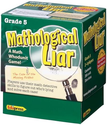 Edupress Mathological Liar Game, Grade 5 ,EP63398