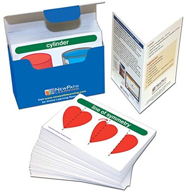 NewPath Learning Newpath Math Vocabulary Cards, Grades 1 to 2