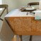 Benson Mills Gathering Tablecloth ,Taupe 60" x 104" Rectangular