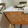 Benson Mills Gathering Tablecloth ,Taupe 60" x 120" Rectangular