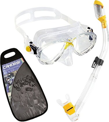 Cressi MareaSupernova Dry, Clear/Yellow
