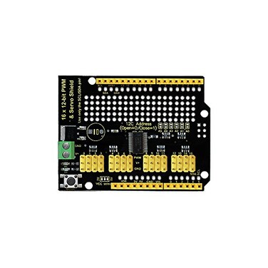 KEYESTUDIO 16-Channel 12-bit Servo Motor Driver Board I2C Interface for Arduino R3 Controller