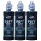 TULIP Puff Fabric Paint, 4 fl oz 3-Pack, Permanent Fabric Paint for ClothesDIY Projects, Shiny Black
