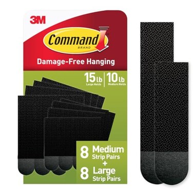 Command 1510 lb Assorted Picture Hanging Strips, 16 Pairs ,32 Strips
