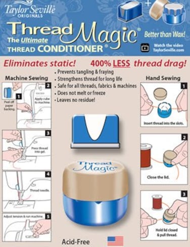 Taylor Seville Thread Magic Thread Conditioner Combo, CLEAR