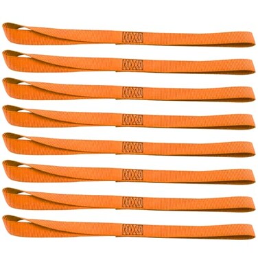 XSTRAP STANDARD Motorcycle Soft Loop Tie-Down Straps 8PK 1-1/16 x 18 inches