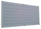 Wall Control Pegboard 16in x 32in Horizontal Grey Metal Pegboard Tool Board Panel