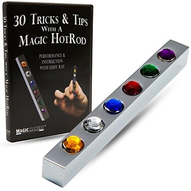 Magic Makers Metal Gem Hotrod - Silver Hotrod with Red Force - Includes Magic Training Guide
